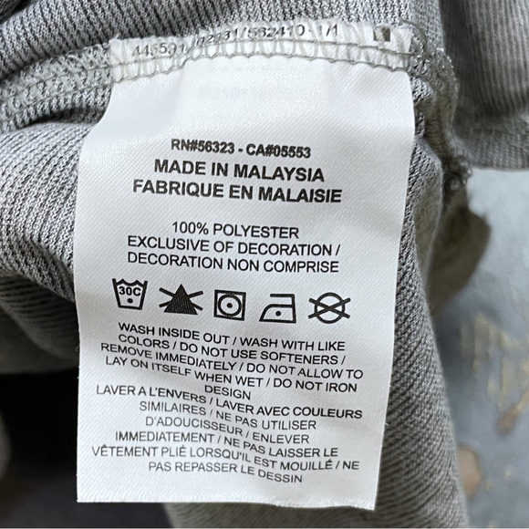 Nike TCU Texas Christian University Keyhole Tank Top Training AR7493-063 Grey - Picture 8 of 8